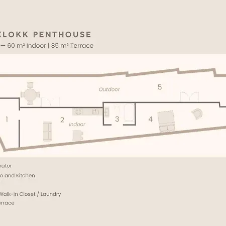 Apartament Sunny Penthouse With Large Terrace *